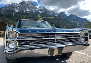 Plymouth SportFury 1967 bleu