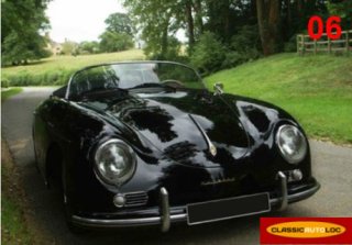 Porsche 356 Replica 1975 Noir