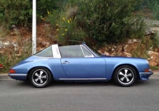 Porsche 911 2,4S Targa 1973 Bleue