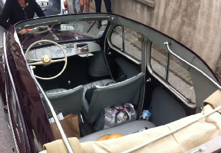 Renault 4cv découvrable 1954 Aubergine