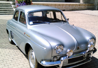 Renault DAUPHINE ONDINE 1961 GRIS METAL