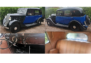 Renault Primaquatre 1934 Noir/Bleu
