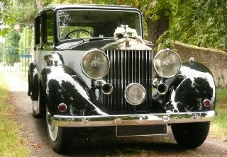 Rolls Royce 25/30hp 1937 noir /Crême