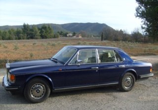 ROLLS ROYCE SILVER SPIRIT 1996 BLEUE