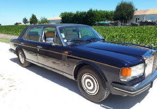 Rolls Royce Silver Spur 1984 Bleu Marine métal