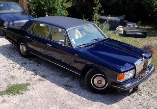 Rolls Royce silver spur 1984 bleu
