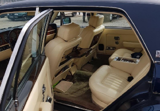 Rolls Royce silver spur 1984 bleu