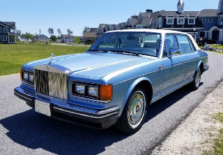 Rolls Royce Silver Spur 1990 Bleu glacier