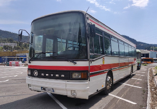 Setra s215 SL 1991 Blanc/rouge