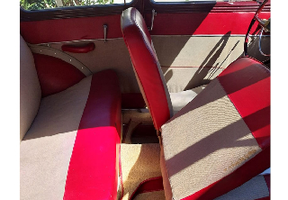 Simca Simca 8 1950 Ivoire et Bordeaux