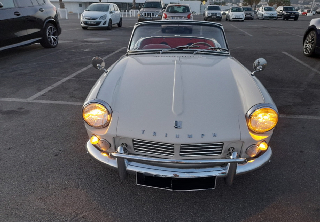 Triumph spitfire mk2 1966 blanche