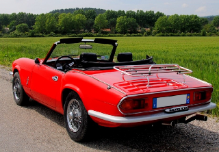 Triumph Spitfire MK4 1974 Rouge