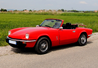 Triumph Spitfire MK4 1974 Rouge