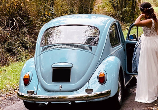 Volkswagen Coccinelle 1973 bleu ciel