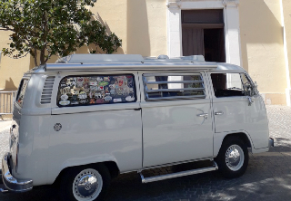 Volkswagen Combi bay window 1979 blanc