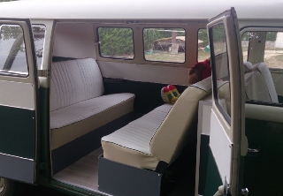 Volkswagen COMBI SPLIT 1967 VERT BLANC