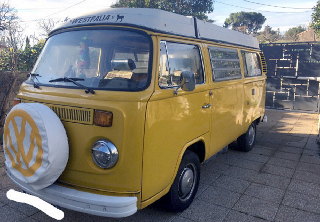 Volkswagen Combi T1 1971 Jaune-Orangé/blanc