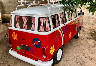 Volkswagen CombiT2 1976 Rouge